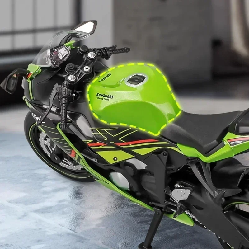 1:12 Alloy Kawasaki Ninja ZX-6R Motorcycle Model 4 1:12 Alloy Kawasaki Ninja ZX-6R Motorcycle Model - Image 4