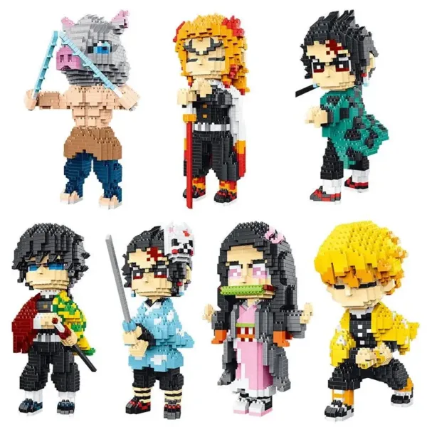 Demon Slayer Anime Mini Building Blocks Set