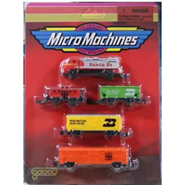 Mini Orange Plastic Toy Train Car Set