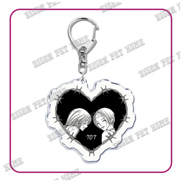 Nana Anime Keychain with Black Stones Pendant - Image 23