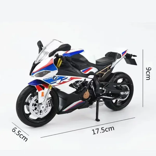 1/12 BMW S1000RR Diecast Motorcycle Model - Image 6