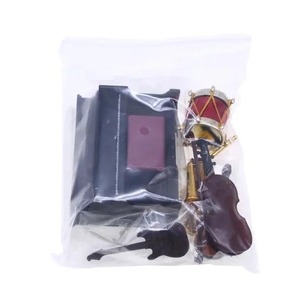 Miniature Musical Instrument Set for Dollhouse - Image 2