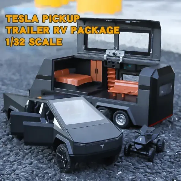 Tesla Cybertruck Diecast Metal Model with Sound - Image 2