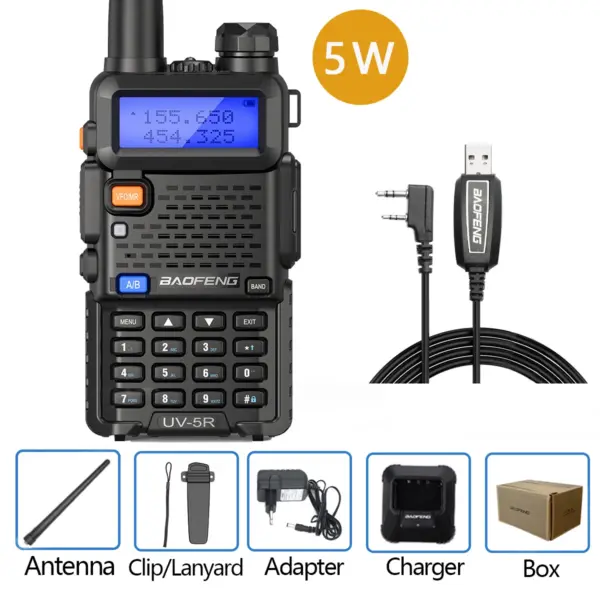 Baofeng UV-5R Dual Band Handheld Walkie Talkie - Image 7