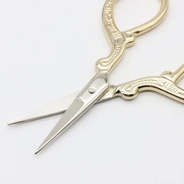 Vintage Stainless Steel Sewing Scissors 9.5 Inch - Image 6