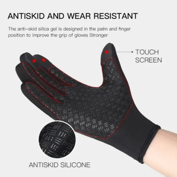 Windproof Touchscreen Motorbike Gloves Unisex - Image 4