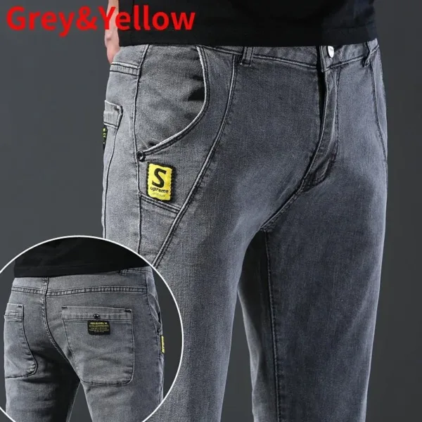 Men's Stretch Casual Slim Fit Pants - Image 3