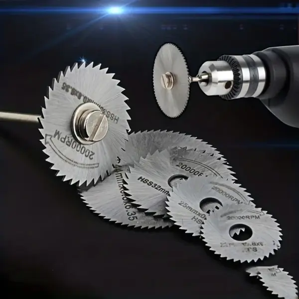 7-Piece High-Speed Steel Cutting Blade Set - Image 4