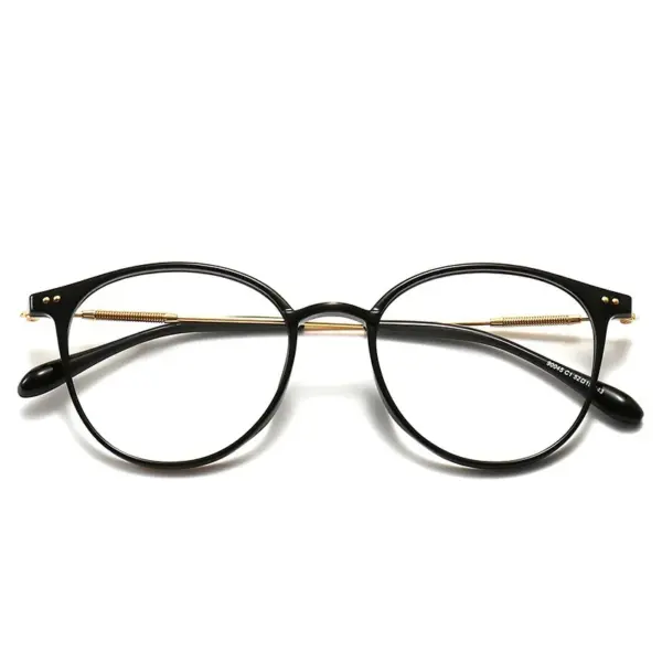 Unisex Round Metal Frame Reading Glasses - Image 7