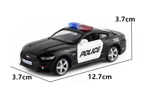 1:36 Scale Diecast Dodge Ford Mustang Model - Image 2