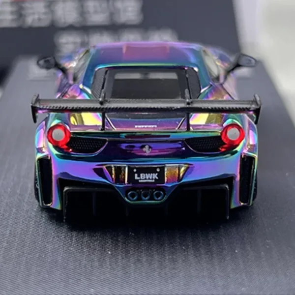 1/64 Scale Ferrari 458 GT LBWK Diecast Model - Image 5