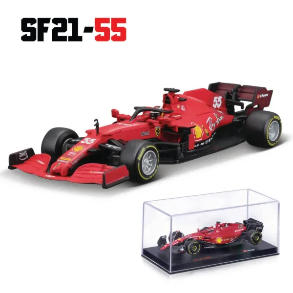 Bburago 1:43 Ferrari F1-75 Alloy Model Car - Image 14