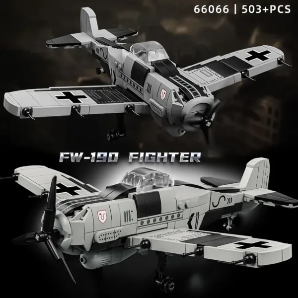 Fw-190 Assembled Small Building Blocks Model - Image 2