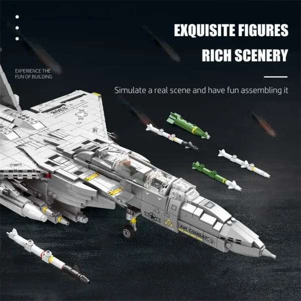 F-15E Fighter Model Building Blocks Set - Image 4