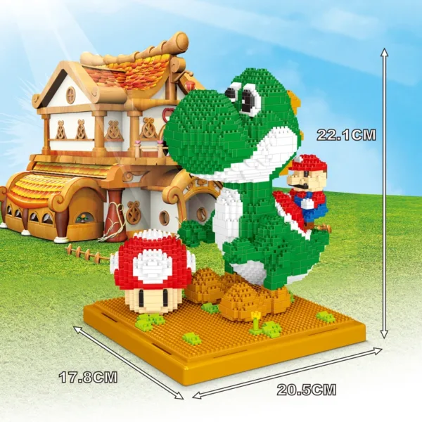 Micro Building Blocks Yoshi Mario Toys 1000+ PCS - Image 6