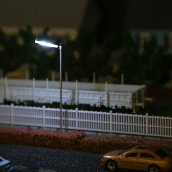 5pcs LED Lamp Post Set for HO TT N Scale - Image 7