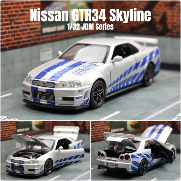 1/32 Nissan Skyline GTR R35 Racing Model - Image 13