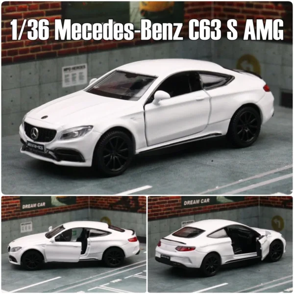 Mercedes-Benz C63 S AMG Toy Car Model - Image 8