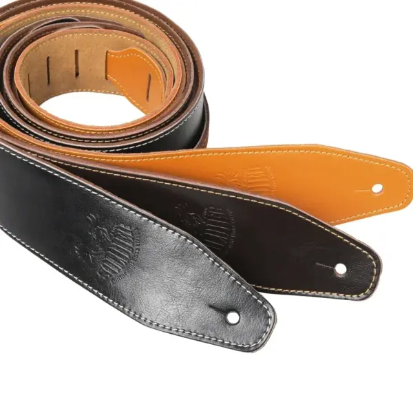 Adjustable Cowhide Guitar Strap for Bass/Acoustic - Image 2