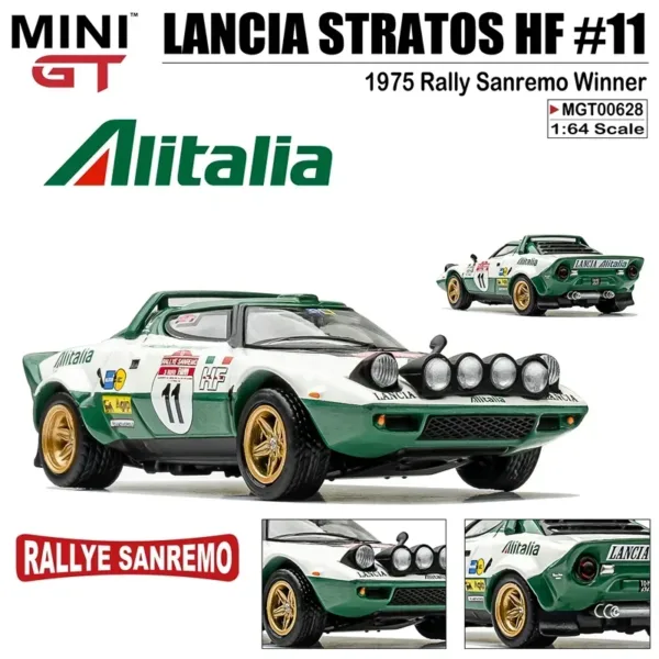 1/64 Lancia Stratos HF11 Diecast Model Car - Image 2