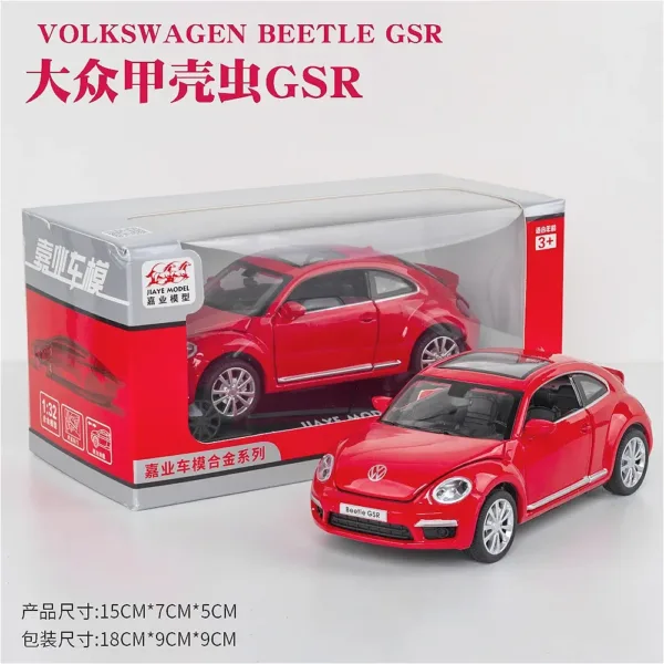 1:32 Volkswagen Beetle Diecast Car Model - Image 8