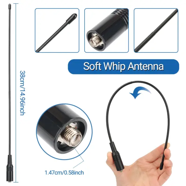 Tri-Band 771 Antenna for Baofeng Radios - Image 3