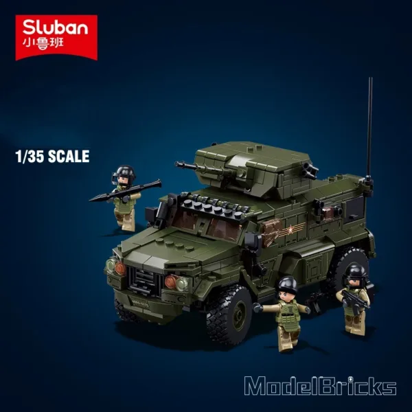 519PCS Military Armored Vehicle Building Set - Image 2