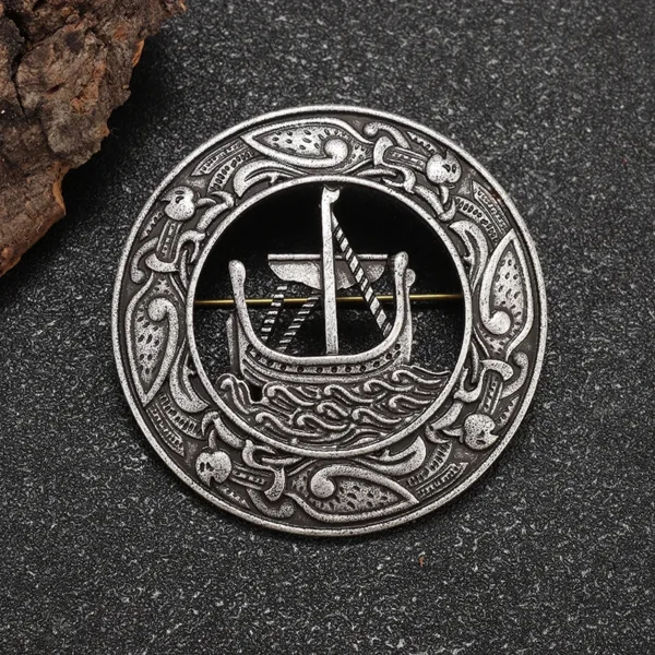 Norse Shield Brooch for Men and Women - Image 25