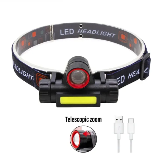 Rechargeable LED Headlamp for Outdoor Activities