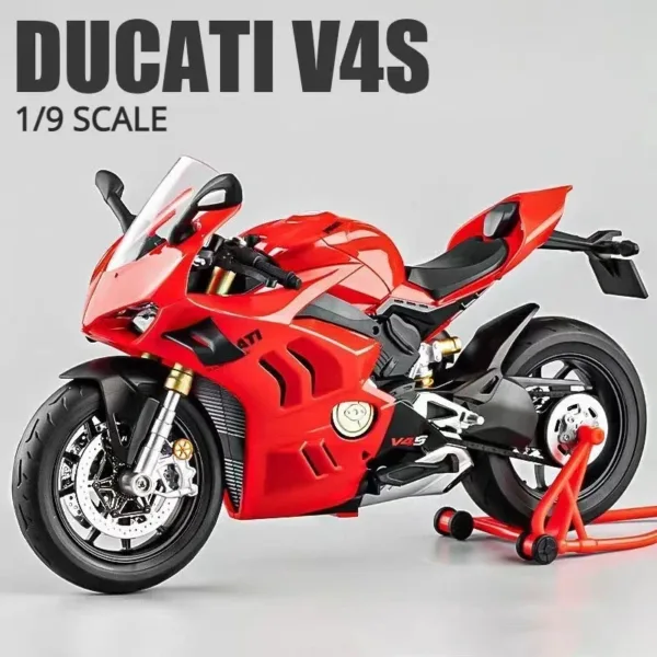 Ducati V4S 1:9 Diecast Model Car with Lights