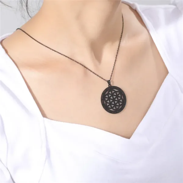 Flower of Life Pendant Necklace for Women - Image 3