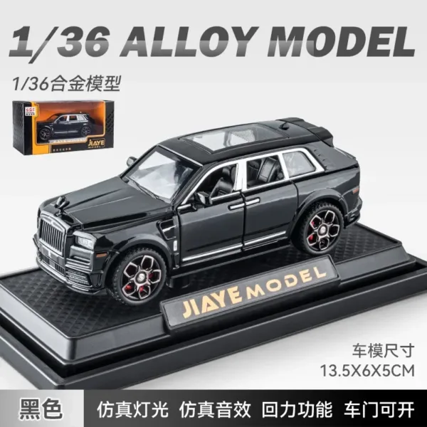 Rolls Royce Cullinan Diecast Model Car - Image 8