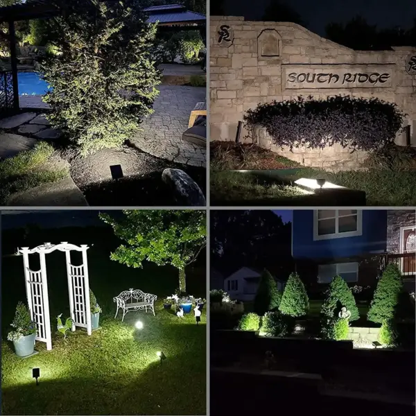 48 LEDs Solar Landscape Spotlights Set - Image 6