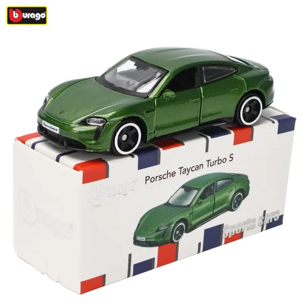 Bburago Porsche Taycan Turbo S Metal Model