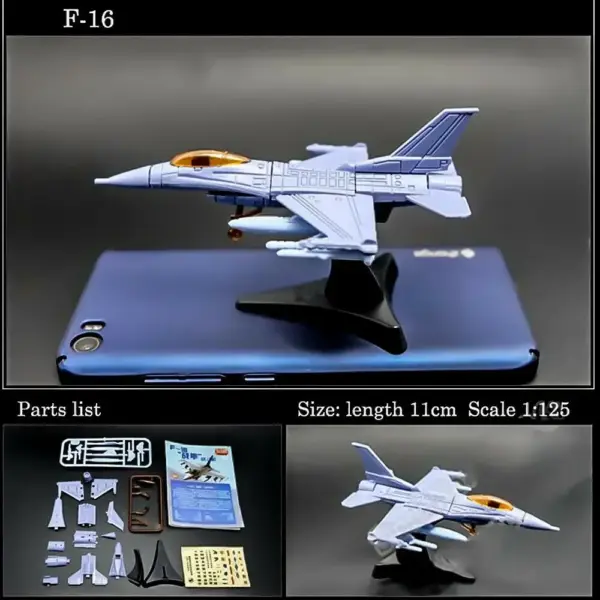 F-16 Fighting Falcon Model Kit 1:125 Scale - Image 3