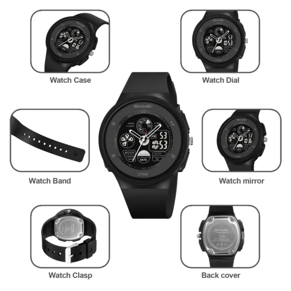 Men's Waterproof Digital Sports Watch 2346 - Image 4