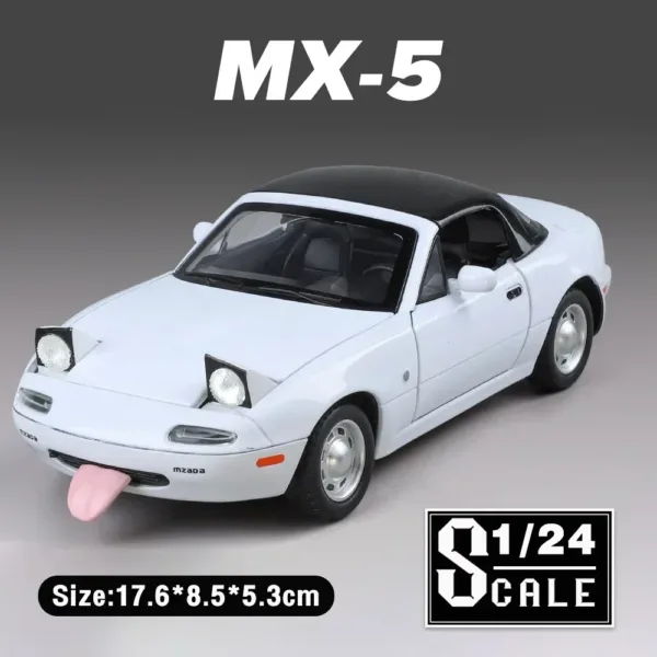 Mazda MX-5 1/24 Scale Diecast Model Car - Image 9