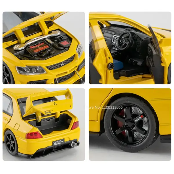 1:32 Mitsubishi Lancer Evolution IX Model Car - Image 3