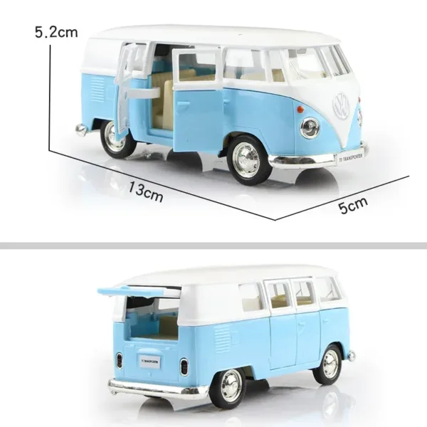 1/36 Scale Volkswagen T1 Bus Diecast Model - Image 10