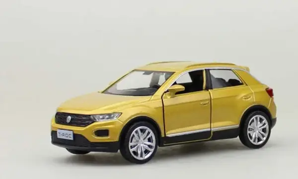 1:36 Volkswagen T-Roc Alloy Model Toy Car - Image 5