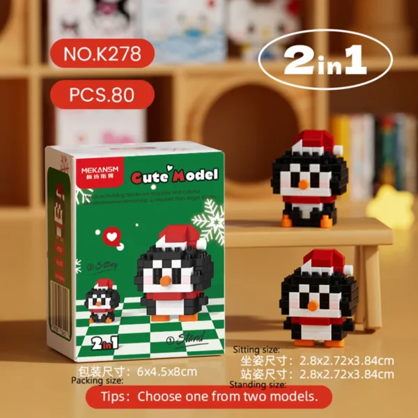 Christmas Micro Building Blocks Toy Set - Image 5