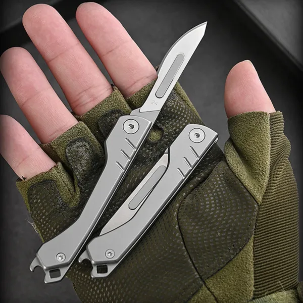 Multifunctional Folding Knife with Bottle Opener - Image 4