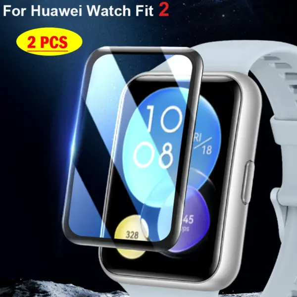 9D Soft Screen Protector for Huawei Watch Fit - Image 2