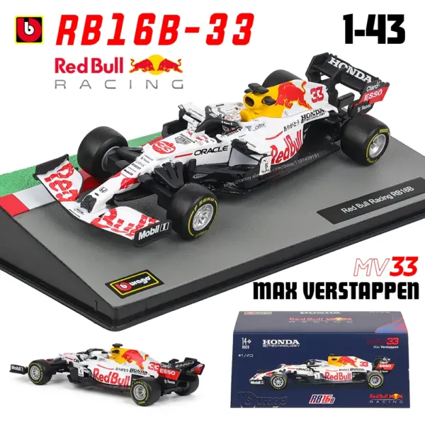 Bburago 1:43 Diecast F1 Red Bull Model - Image 3