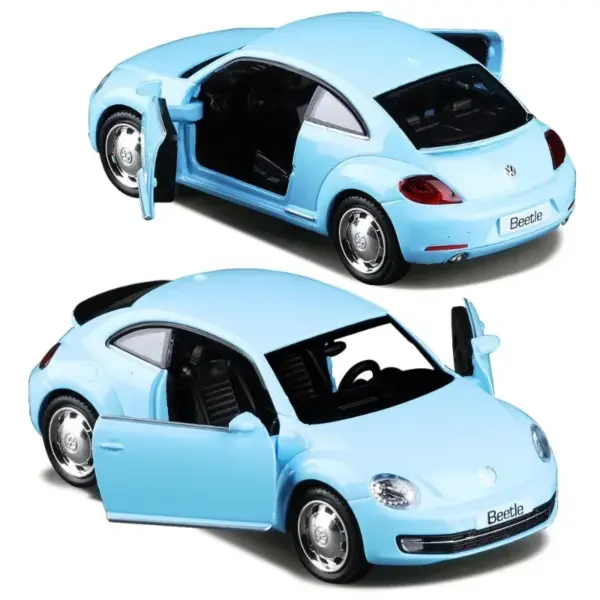 1:36 Volkswagen Beetle Pull Back Diecast Model - Image 4