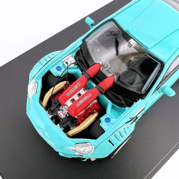 1:64 Scale Cherry Blue GT86 Supercar Model - Image 3