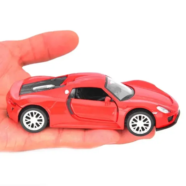 MaKeda Metal Porsche 918 Toy Car Model - Image 5