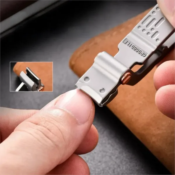 High-End Stainless Steel Nail Clippers EDC - Image 2