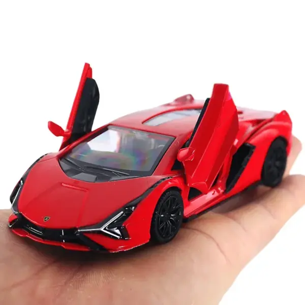 1:36 Scale Lamborghini Sian Diecast Model Car - Image 5