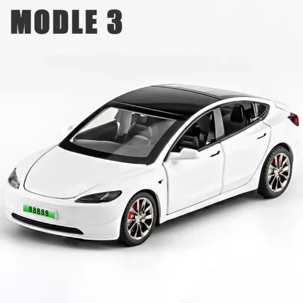 1:32 Model 3 Diecast Alloy Car Toy - Image 9